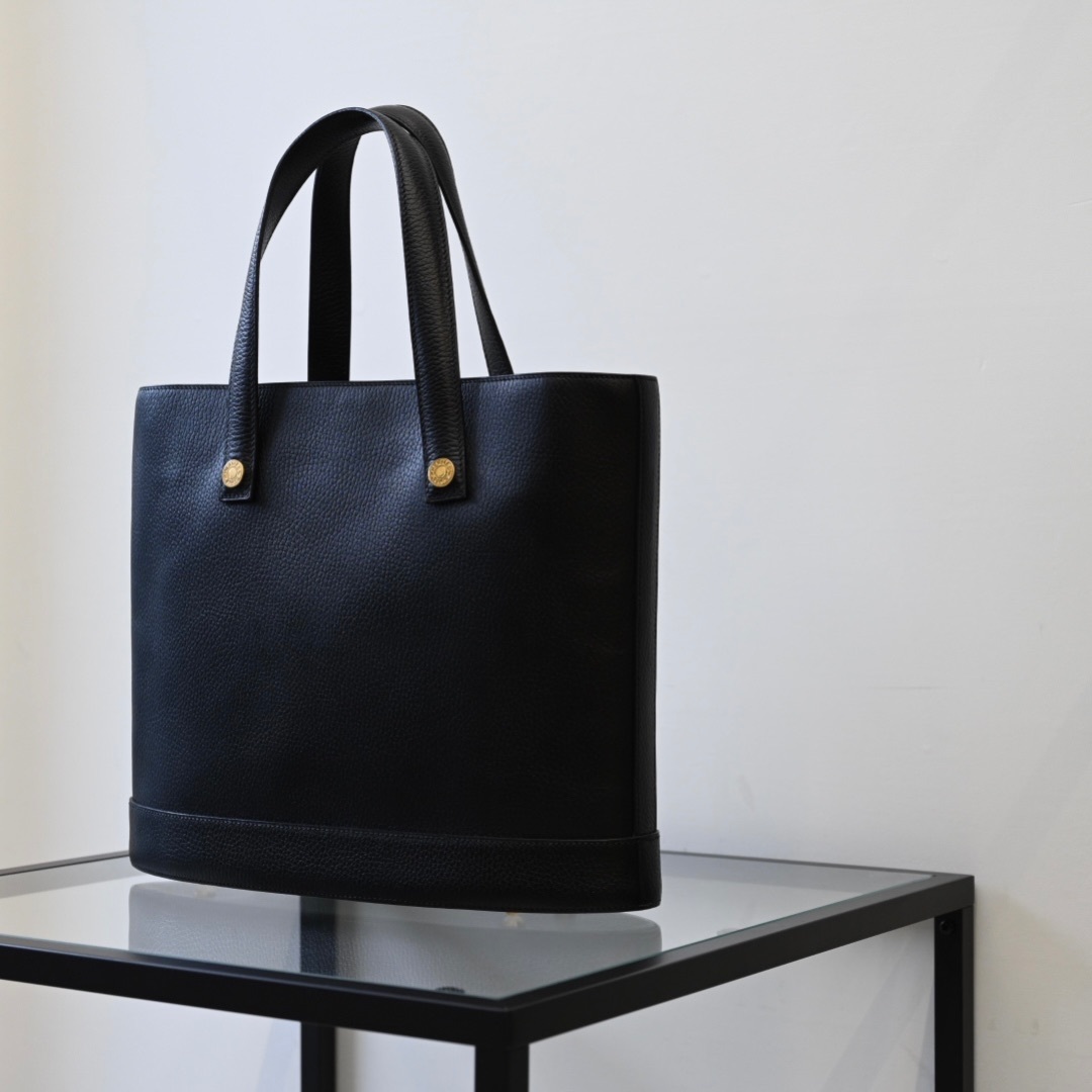 HERMES - エルメス ソルボンヌ トートバッグ ブラック HERMES ハンドバッグ レザー