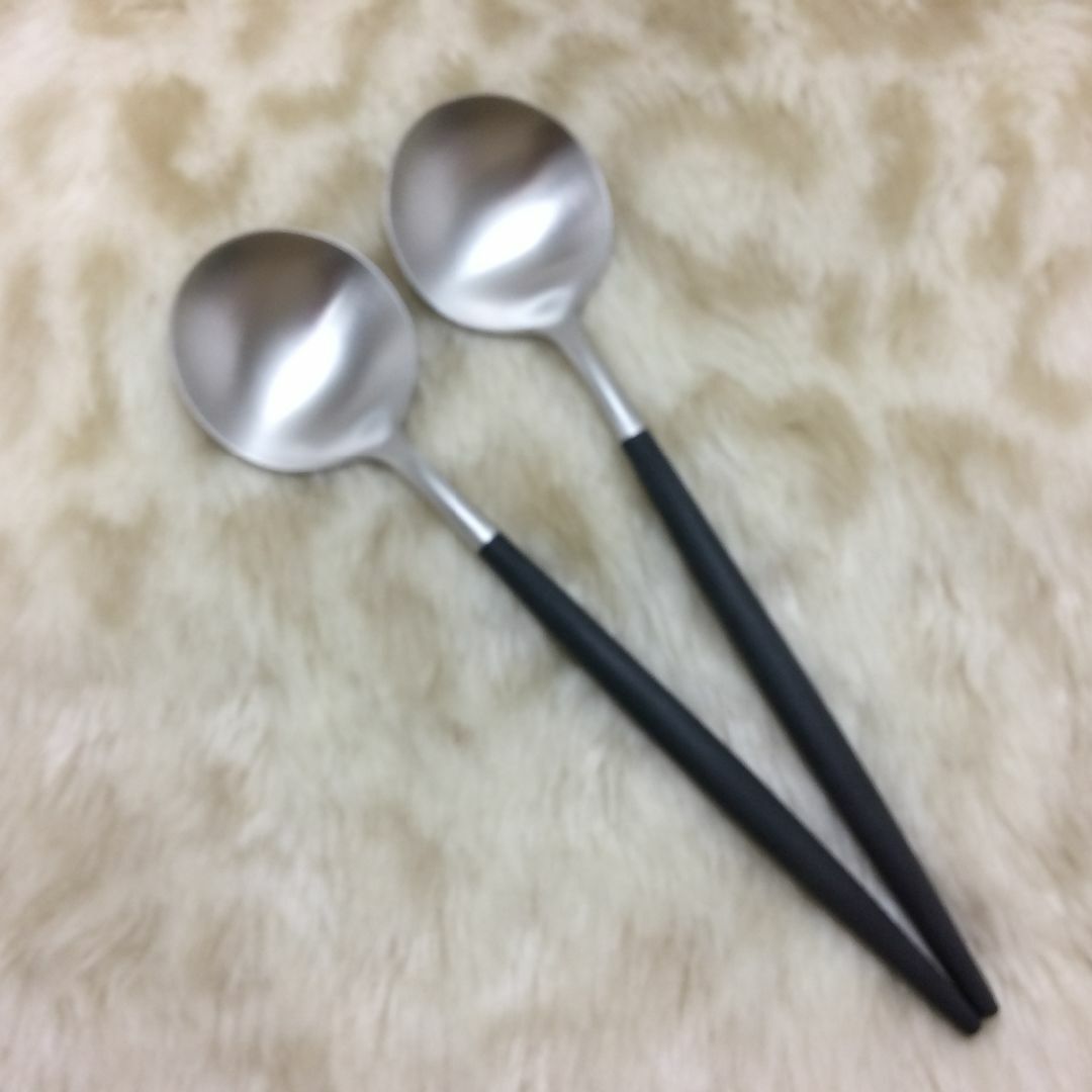 セール中! クチポール GOAブラック&シルバー ディナー 3種×各2 セール中! クチポール GOAブラック&シルバー ディナー 3種×各2
