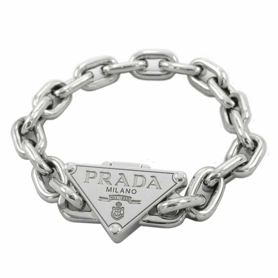 PRADA - 【新品】1JB356 LOGO JEWELS A9 / ARGENTO (シルバー系 PRADA - 【新品】1JB356 LOGO JEWELS A9 / ARGENTO (シルバー系