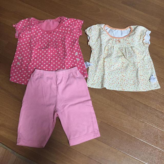 UNIQLO(ユニクロ)のユニクロ 半袖 パジャマ 80 キッズ/ベビー/マタニティのベビー服(~85cm)(パジャマ)の商品写真