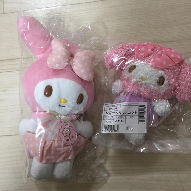 マイメロディ マスコットセット エンタメ/ホビーのおもちゃ/ぬいぐるみ(キャラクターグッズ)の商品写真