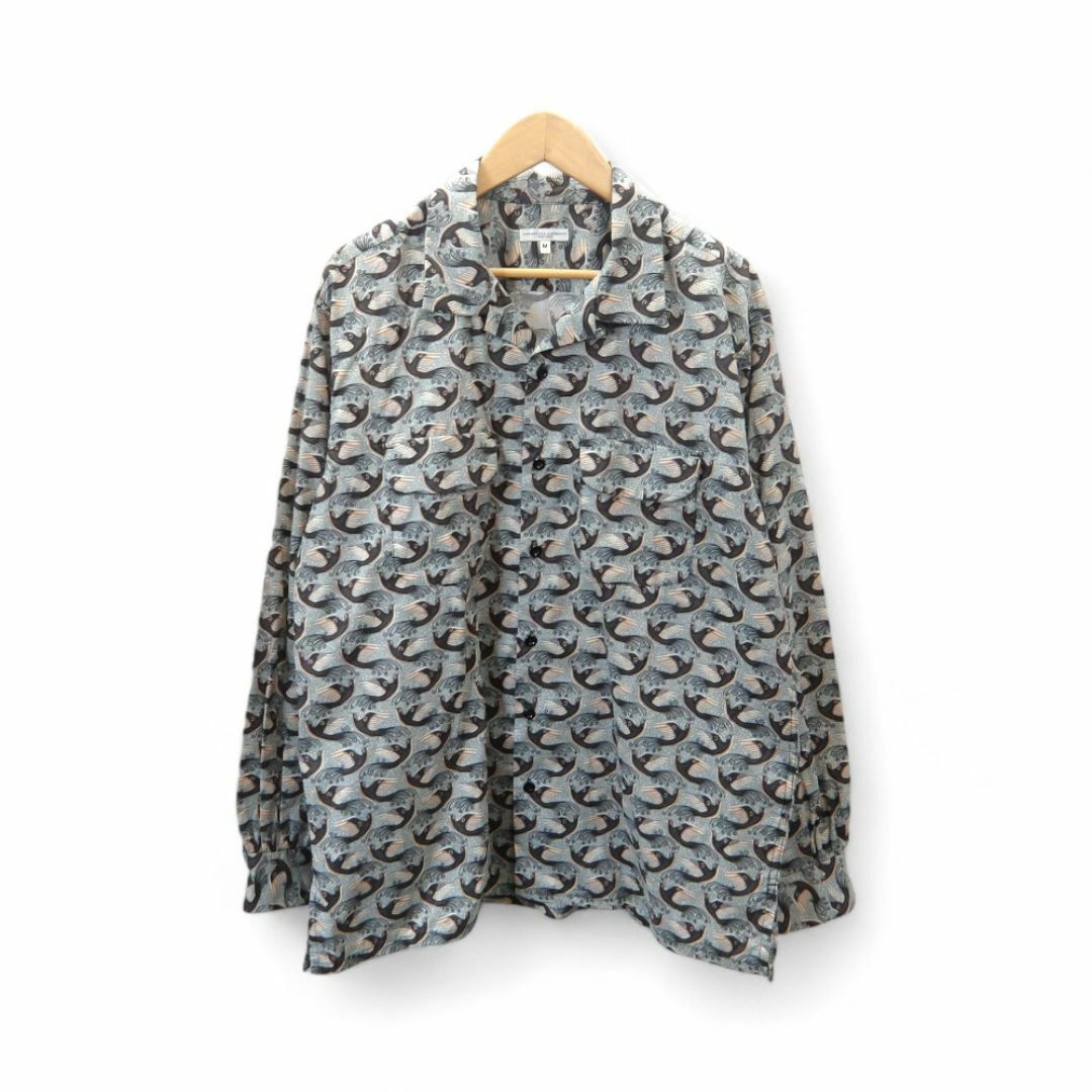 Engineered Garments - ENGINEERED GARMENTS 24ss Classic Shirt Grey Cotton Bird Print サイズM