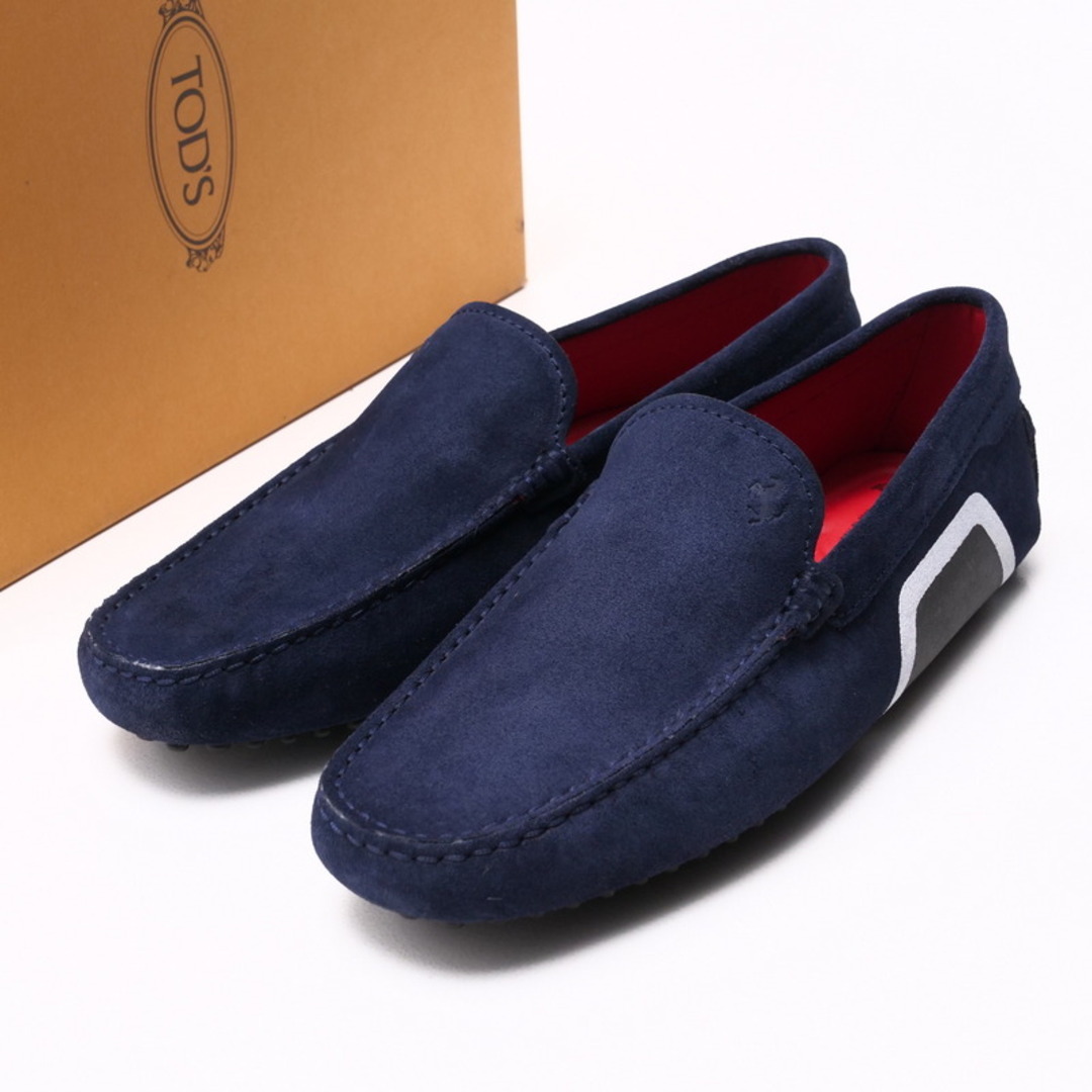 美品】トッズ×フェラーリドライビングシューズスエードブラック7 美品】トッズ×フェラーリドライビングシューズスエードブラック7