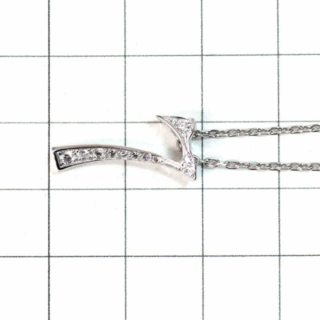 ゆきざき K18WG ダイヤモンド ペンダントネックレス 0.17ct ゆきざき K18WG ダイヤモンド ペンダントネックレス 0.17ct