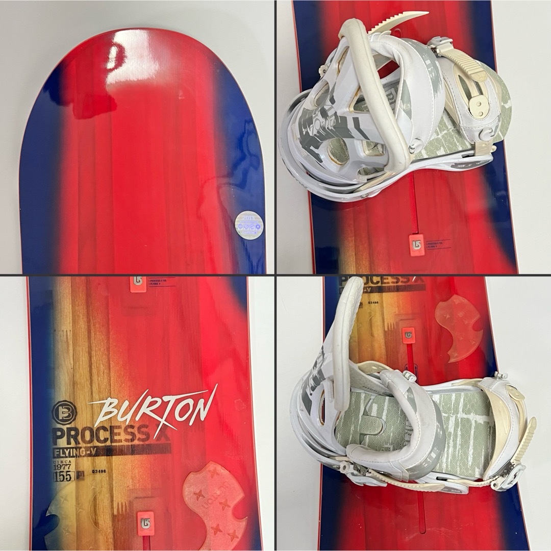 Burton PROCESS X Flying V 155cm ビンディング付き Burton PROCESS X Flying V 155cm ビンディング付き