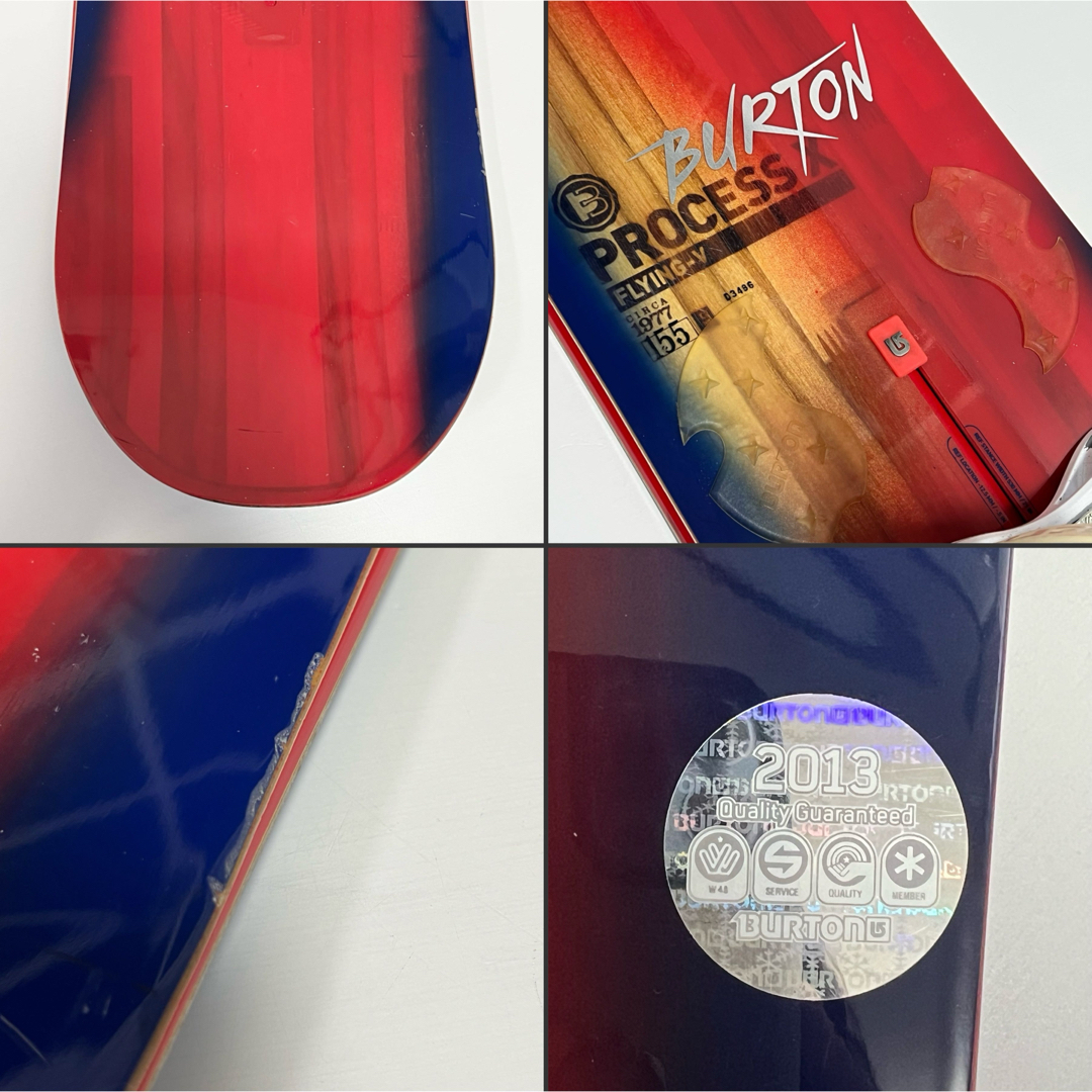 Burton PROCESS X Flying V 155cm ビンディング付き Burton PROCESS X Flying V 155cm ビンディング付き