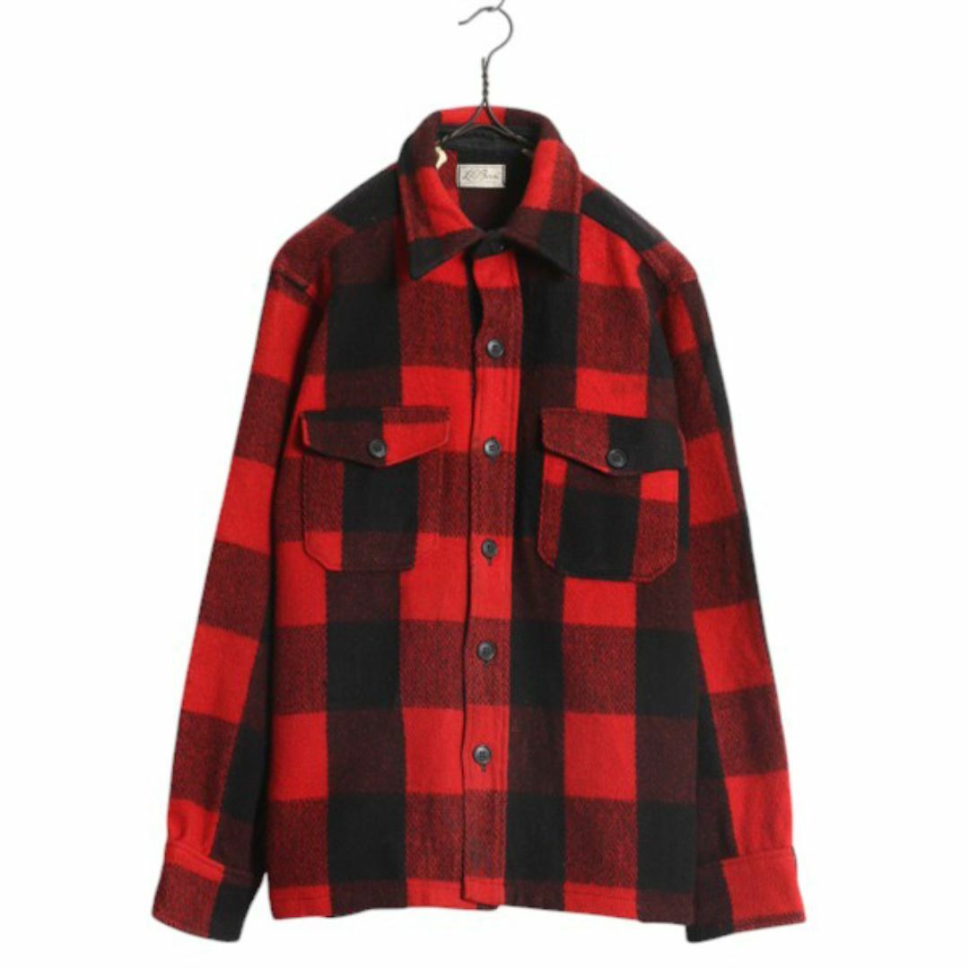 最新情報 L.L.Bean - チェック エルエルビーン 筆記体タグ USA製 70s 男性用