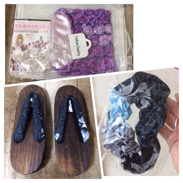 新品！浴衣7点セット レディースの水着/浴衣(浴衣)の商品写真
