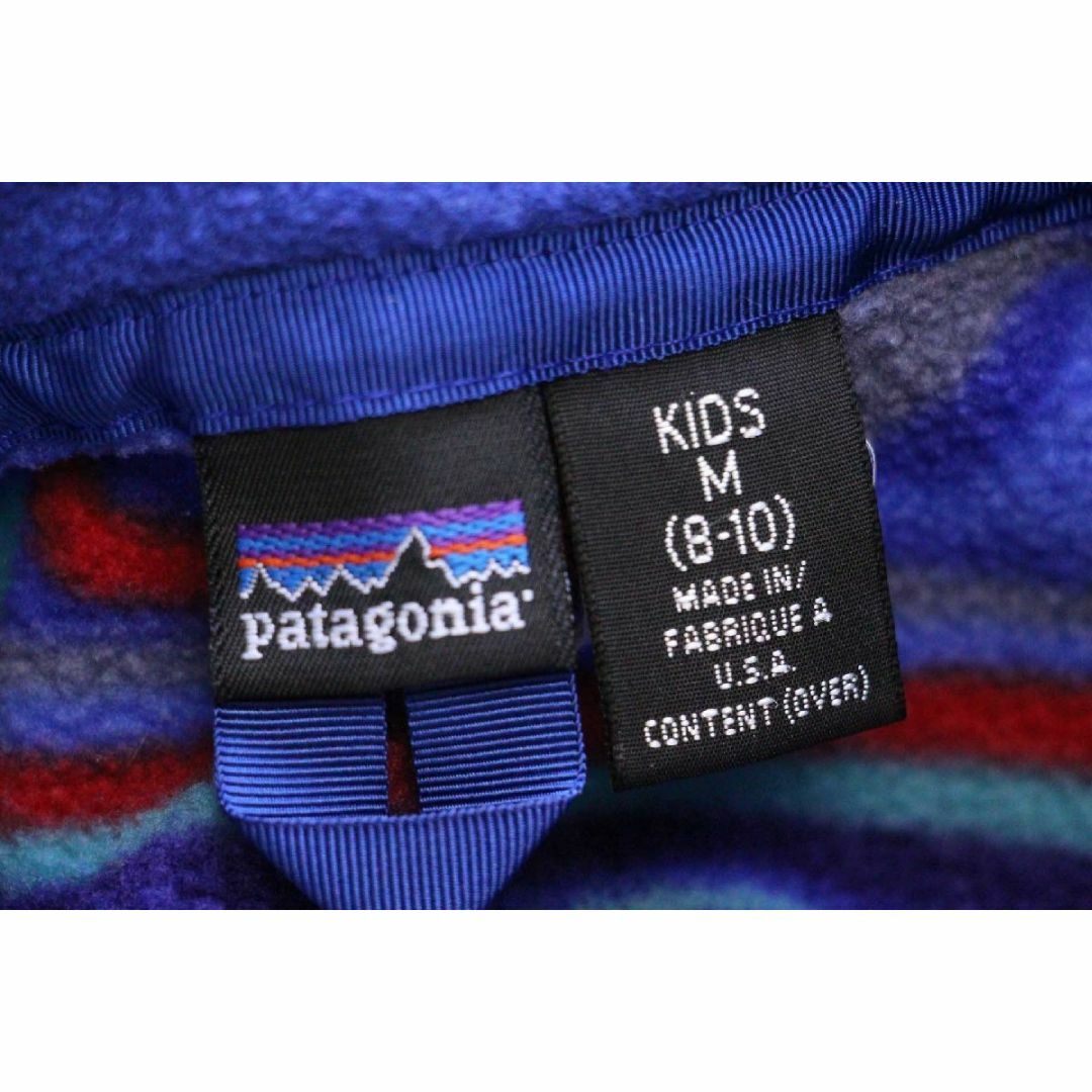 00s USA製 patagoniaパタゴニア 総柄 ハーフジップ プルオーバー 00s USA製 patagoniaパタゴニア 総柄 ハーフジップ プルオーバー