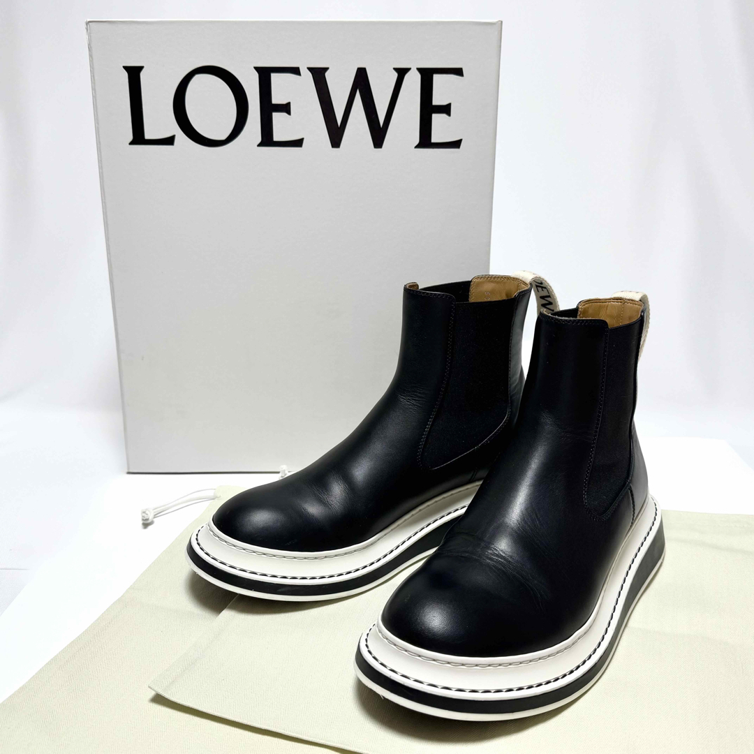 LOEWE ロエベ チェルシー サイドゴア アンクル ブーツ 39 サイズ LOEWE ロエベ チェルシー サイドゴア アンクル ブーツ 39 サイズ