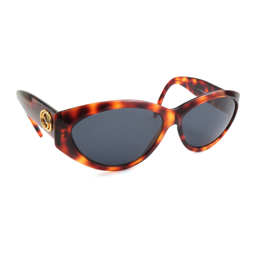 GUCCI - グッチ GUCCI サングラス プラスチック ブラウン/ブラック ゴールド ユニセックス 送料無料【中古】 e59770j