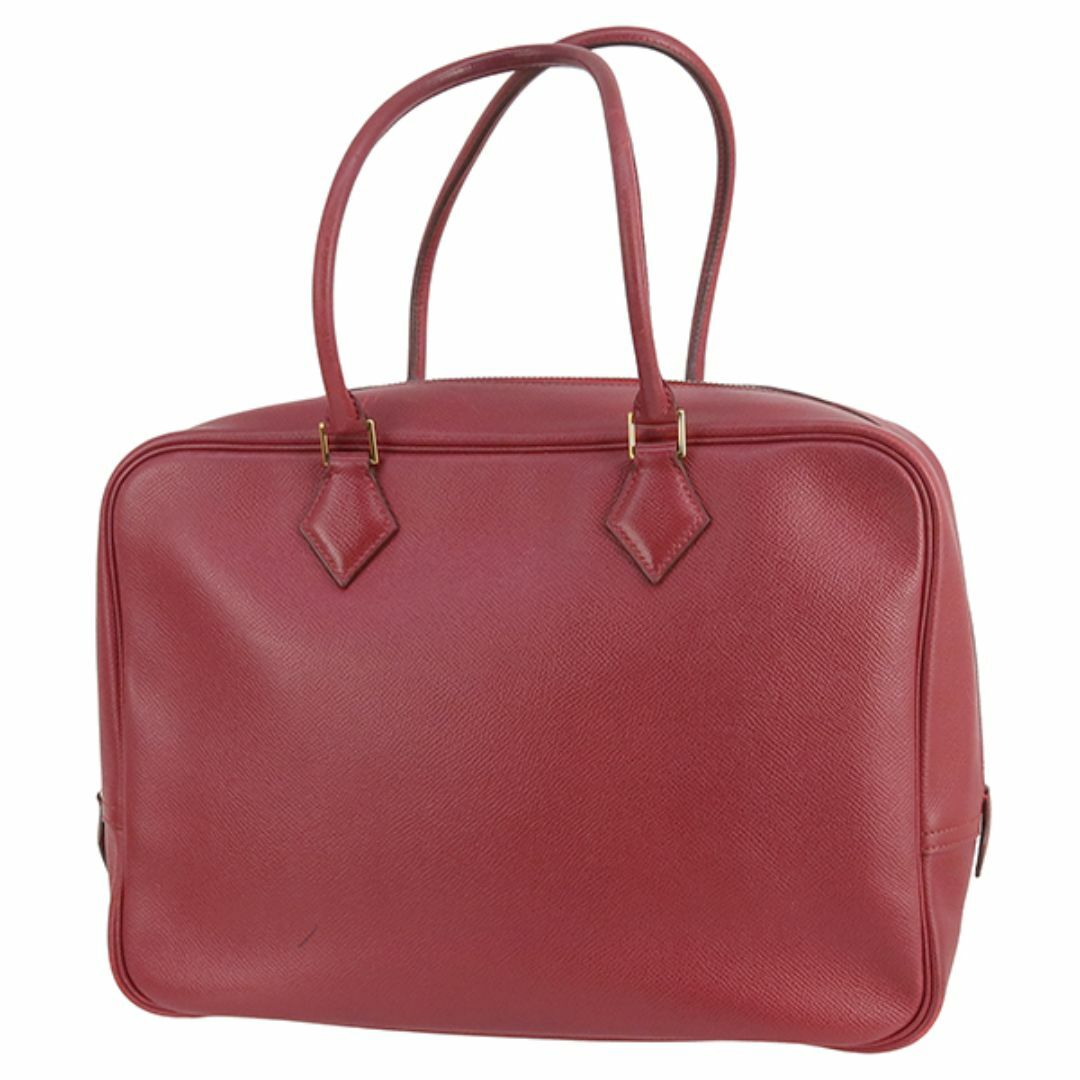 HERMES - エルメス プリュム32 ヴォーグレネクシュベル ルージュヴィフ レッド ゴールド金具 ハンドバッグ トートバッグ ビジネスバッグ  ヴィンテージ h-c624