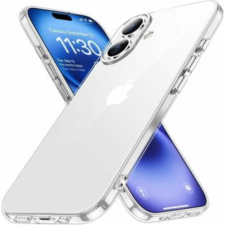 iPhone 16 ケース クリア 耐衝撃 黄ばみ防止 ワイヤレス充電対応(iPhoneケース)