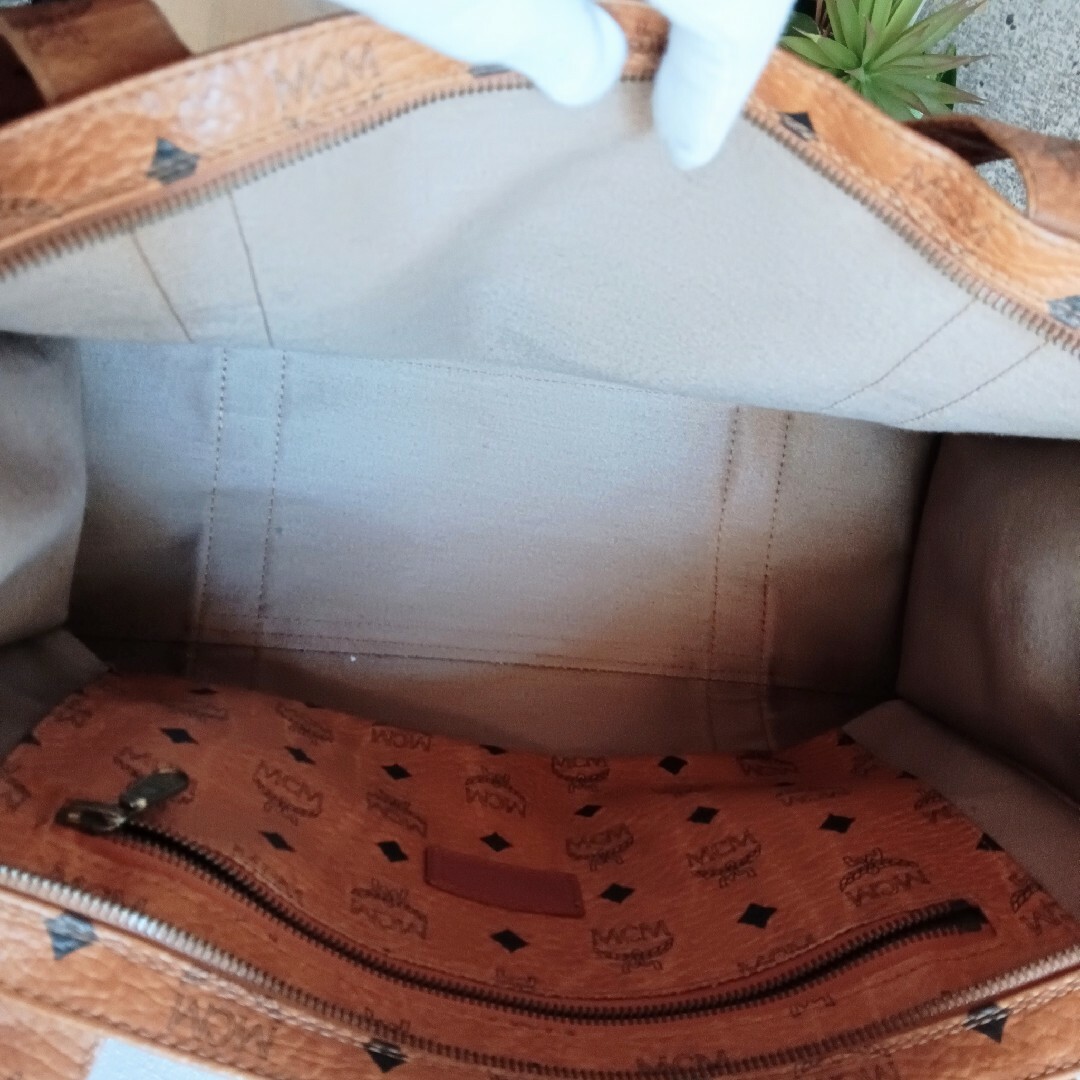 MCM - 良品 MCM レザー トートバッグ ショルダーバッグ 鞄 MCM - 良品 MCM レザー トートバッグ ショルダーバッグ 鞄