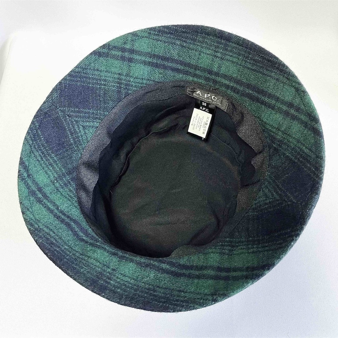 A.P.C - 【新品】A.P.C.ロゴ刺繍 ブラックウォッチ柄ウール A.P.C - 【新品】A.P.C.ロゴ刺繍 ブラックウォッチ柄ウール