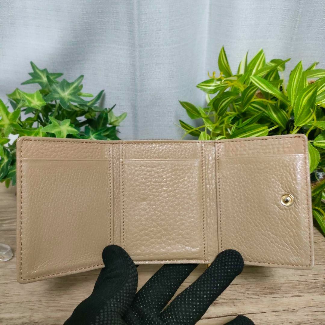 ATAO - ATAO 三つ折り財布 パイソン ベージュ アタオ 財布 ATAO - ATAO 三つ折り財布 パイソン ベージュ アタオ 財布