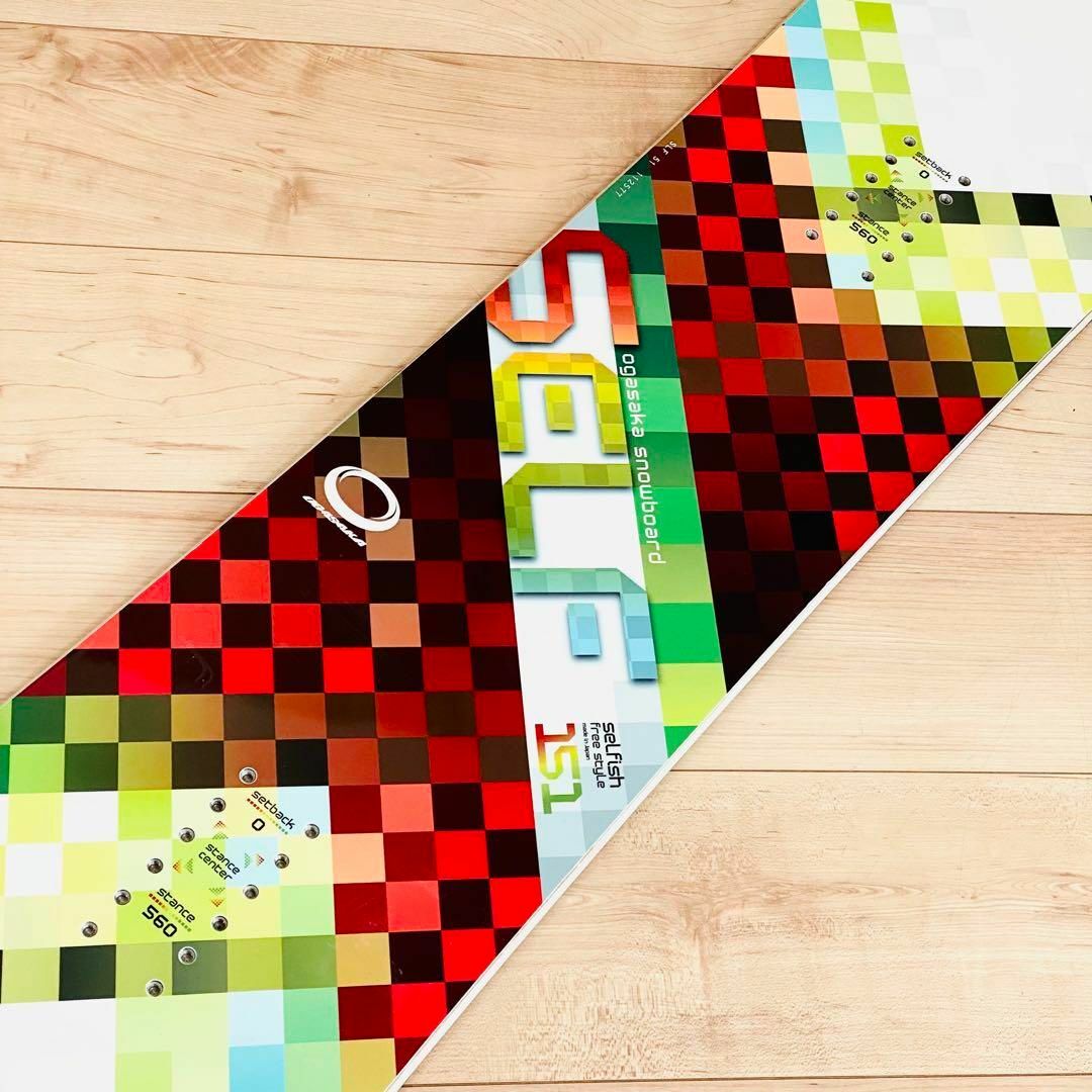 ☆激レア美品☆オガサカ SELFISH 151cm スノーボード 板 ☆激レア美品☆オガサカ SELFISH 151cm スノーボード 板