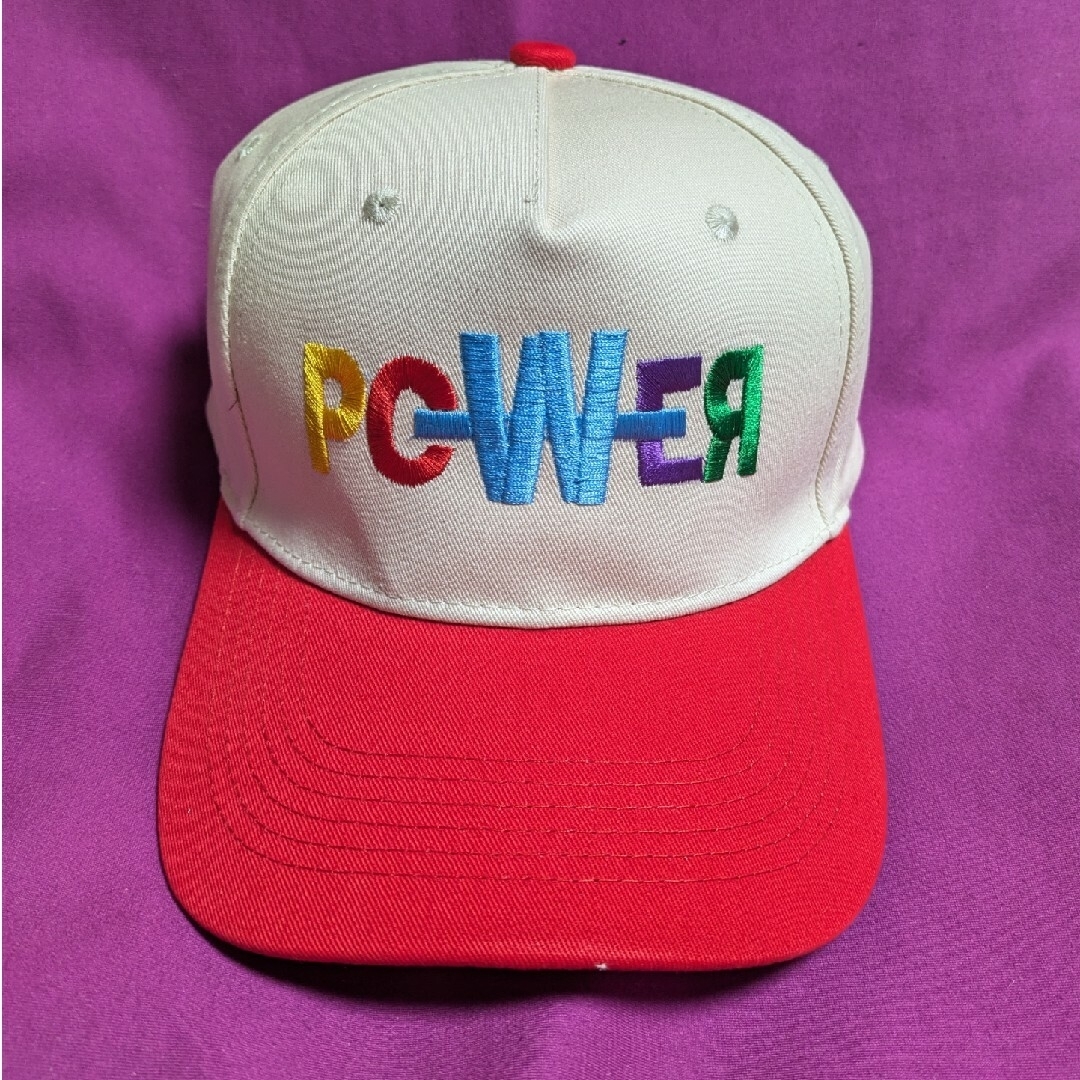 PEACEMINUSONE - 🩷G-DRAGON POWER キャップ/赤+Bバンダナ🩷帽子 PEACEMINUSONE - 🩷G-DRAGON POWER キャップ/赤+Bバンダナ🩷帽子