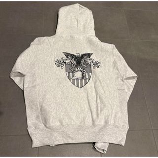 チャンピオン(Champion)の日本未発売 XXL ARMY CHAMPION リバースウィーブ パーカー(パーカー)