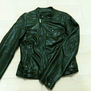 マウジー(moussy)のmoussyﾏｳｼﾞｰ ﾗﾑﾚｻﾞｰﾗｲﾀﾞｰｽ  難あり(ライダースジャケット)