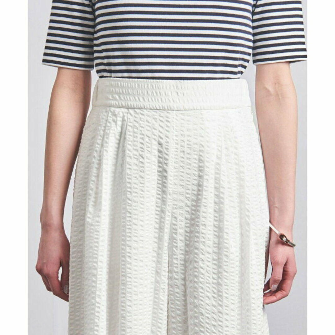 お礼や感謝伝えるプチギフト UNITED ARROWS WHITEの パンツ クロップド 【WHITE】ワッフル - パンツ
