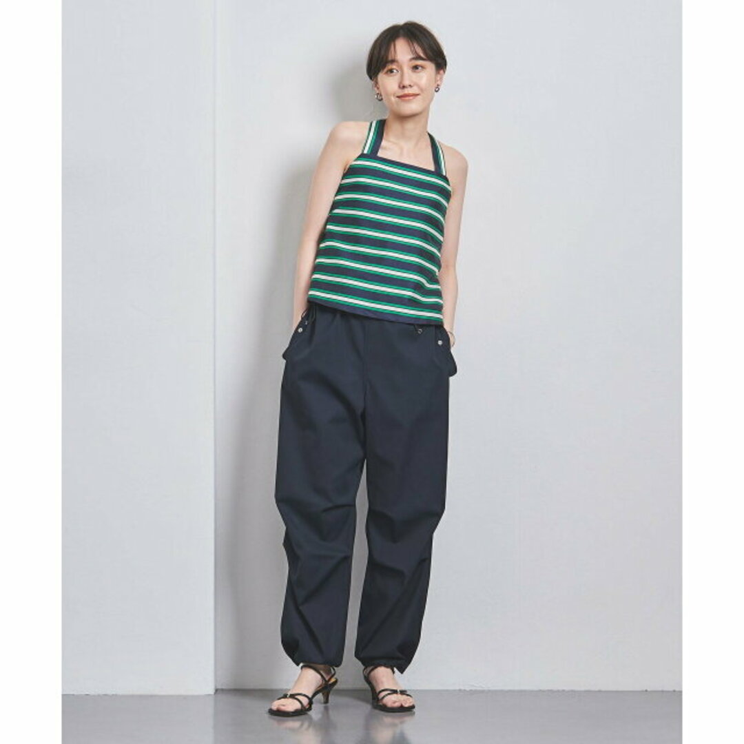 UNITED ARROWS - 【NAVY】マルチボーダー キャミソール ブラウス