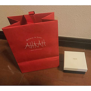 アーカー(AHKAH)のAHKAH/アーカー/リング用空箱+紙袋(ショップ袋)