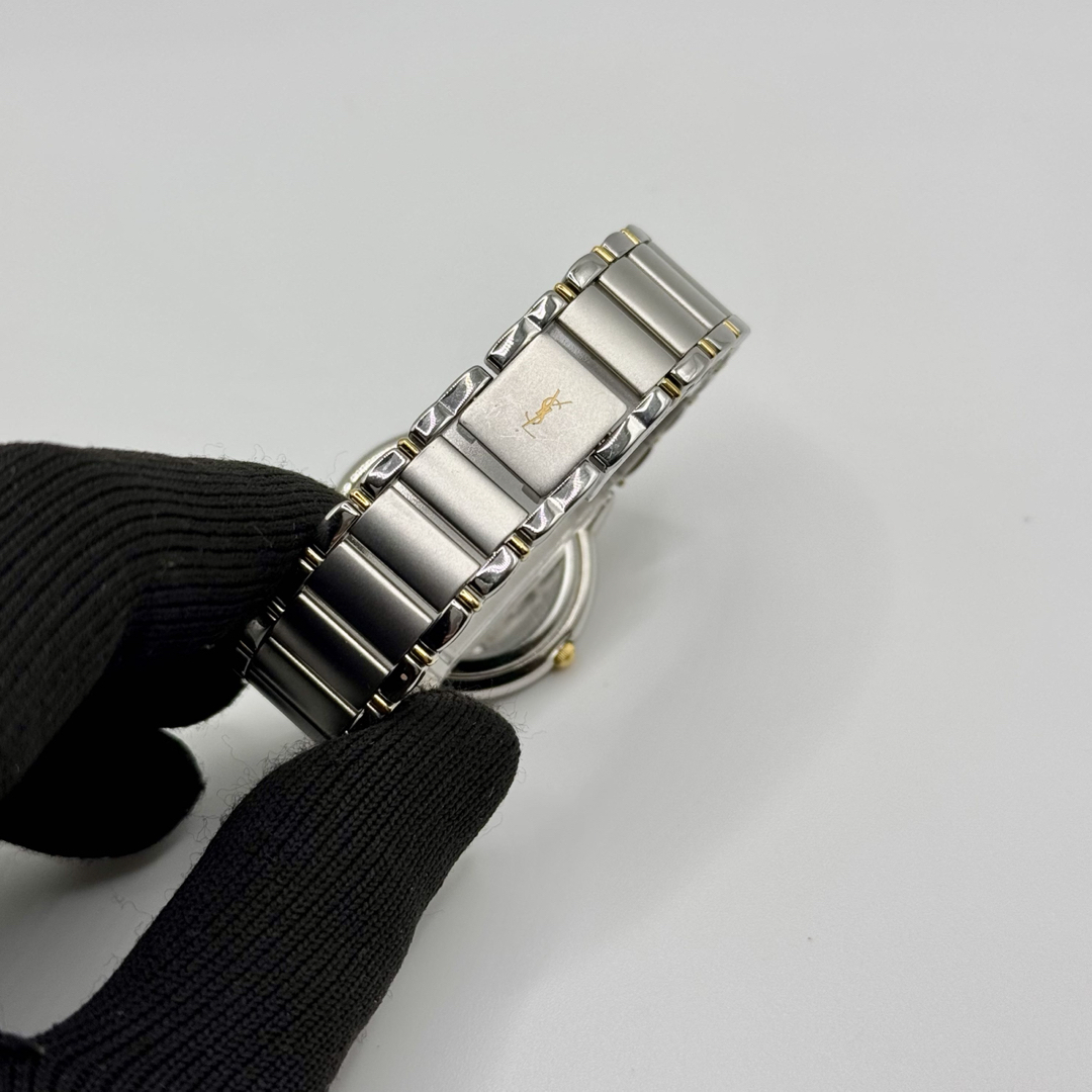 YSL イヴサンローラン QZ 4625-E67269TA ブルー文字盤 腕時計 YSL イヴサンローラン QZ 4625-E67269TA ブルー文字盤 腕時計