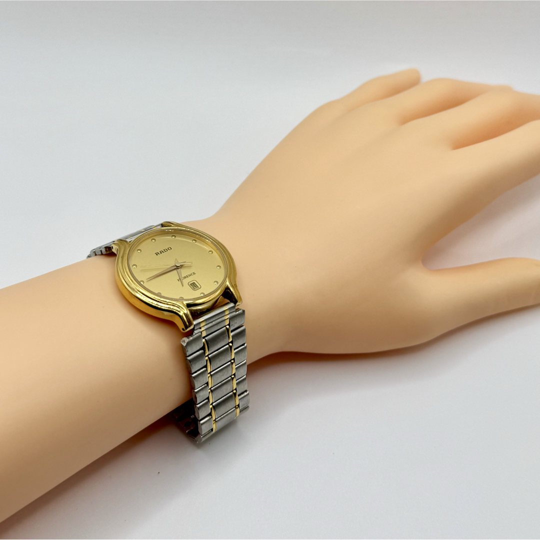 RADO ラドー フローレンス デイト 129.3645.2QZ ゴールド文字盤 RADO ラドー フローレンス デイト 129.3645.2QZ ゴールド文字盤