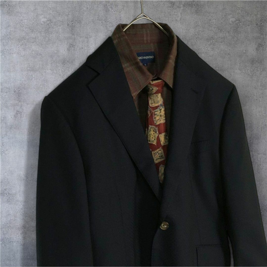 VINTAGE - 【セットアップ】スーツ ネクタイシャツ 総柄裏地 VINTAGE - 【セットアップ】スーツ ネクタイシャツ 総柄裏地