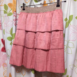 ユナイテッドアローズ(UNITED ARROWS)の新品ユナイテッドアローズピンク春スカート(ひざ丈スカート)