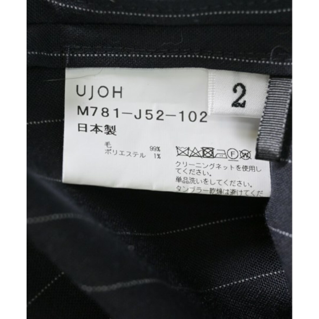 UJOH - Ujoh ウジョー カジュアルジャケット 2(M位) 黒x白 UJOH - Ujoh ウジョー カジュアルジャケット 2(M位) 黒x白