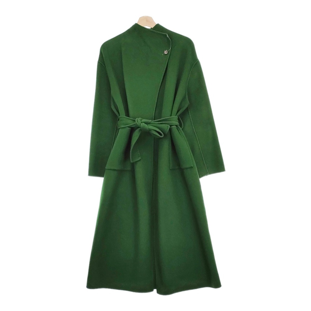 Ameri VINTAGE - Ameri VINTAGE 01120740910 S ストール・ベルト付き スタンドカラースカーフコート グリーン レディース アメリヴィンテージ【中古】4-1207A♪