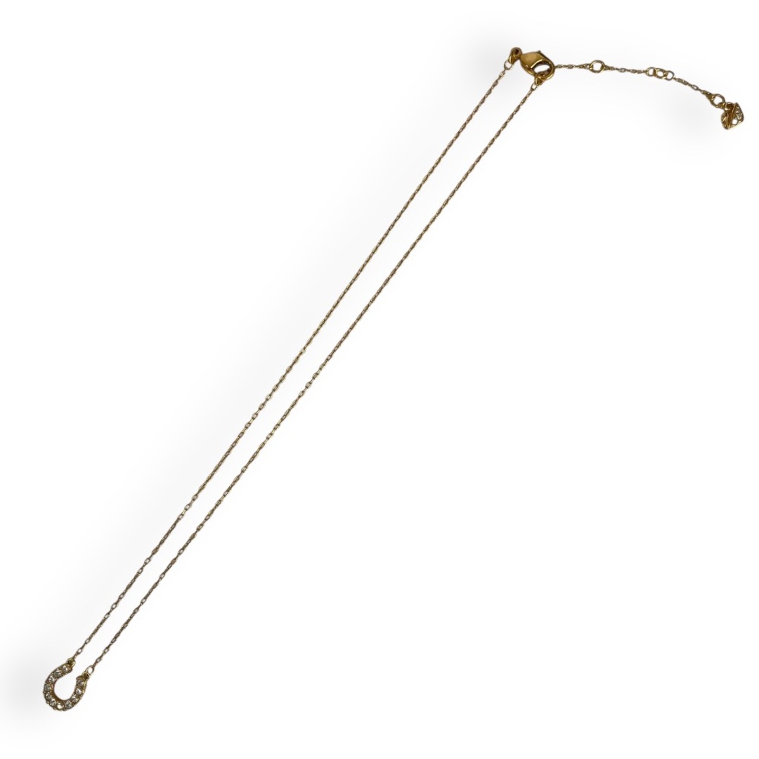 SWAROVSKI - ほぼ美品 SWAROVSKI スワロフスキー Towards クリアクリスタル 蹄鉄 ホースシューモチーフ ネックレス ペンダント アクセサリー ゴールド レディース 古着 中古 USEDの通販 by ブランド古着のリュクス|スワロフスキーならラクマ SWAROVSKI - ほぼ美品 SWAROVSKI スワロフスキー Towards クリアクリスタル 蹄鉄 ホースシューモチーフ ネックレス ペンダント アクセサリー ゴールド レディース 古着 中古 USEDの通販 by ブランド古着のリュクス|スワロフスキーならラクマ