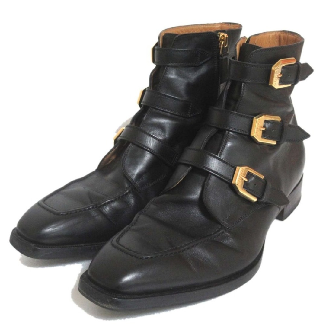 GUCCI - 美品 GUCCI グッチ レザー ベルトバックル アンクル GUCCI - 美品 GUCCI グッチ レザー ベルトバックル アンクル