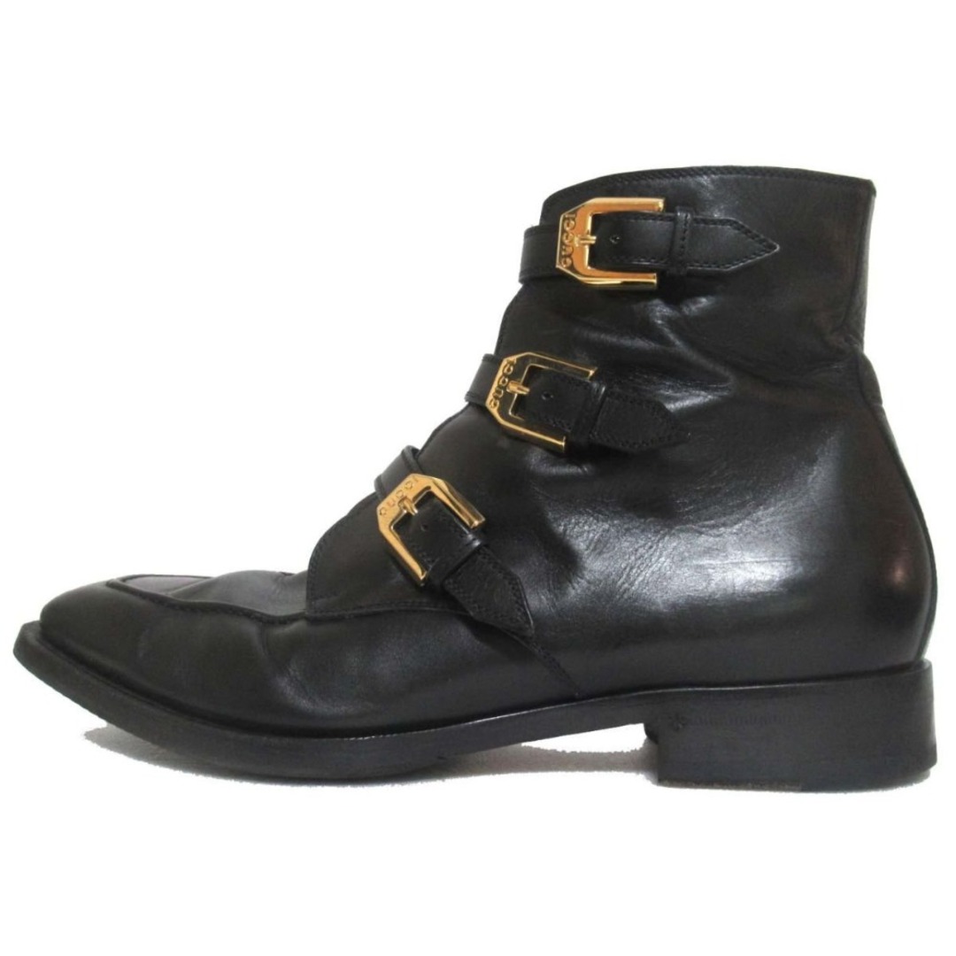 GUCCI - 美品 GUCCI グッチ レザー ベルトバックル アンクル GUCCI - 美品 GUCCI グッチ レザー ベルトバックル アンクル