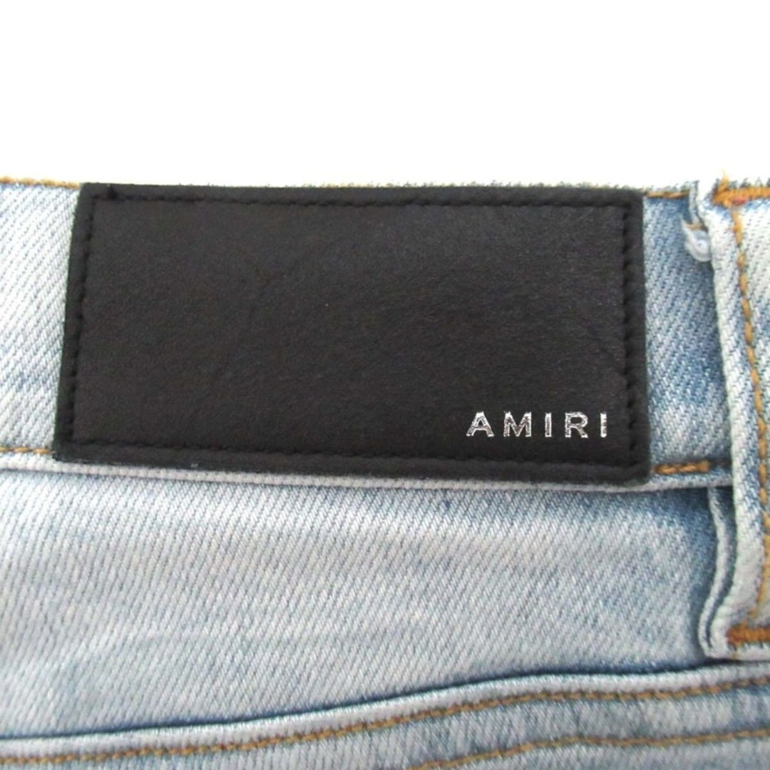 AMIRI - 美品 AMIRI アミリ MX-1 クラッシュ加工 レザーパッチ AMIRI - 美品 AMIRI アミリ MX-1 クラッシュ加工 レザーパッチ