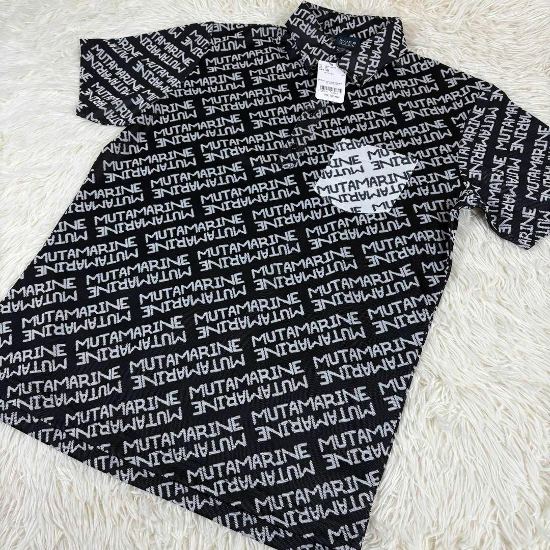 muta - 新品未使用✨ムータマリン ポロシャツ ブラック M〜L muta - 新品未使用✨ムータマリン ポロシャツ ブラック M〜L