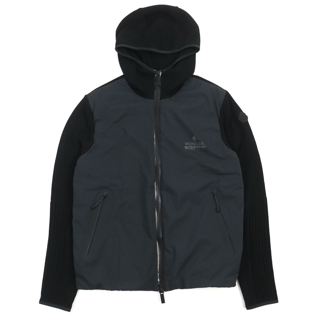 MONCLER - 未使用品△MONCLER モンクレール Matt Black CARDIGAN TRICOT PERTEX使用 ロゴラバーワッペン フード付き ニット切替 ダウンジャケット ブラック S 正規品 メンズ 大人気 オススメ◎ 定価181,500円の通販 by 衣類&ブランドリサイクル GREEN ラクマ店【12/28~1 MONCLER - 未使用品△MONCLER モンクレール Matt Black CARDIGAN TRICOT PERTEX使用 ロゴラバーワッペン フード付き ニット切替 ダウンジャケット ブラック S 正規品 メンズ 大人気 オススメ◎ 定価181,500円の通販 by 衣類&ブランドリサイクル GREEN ラクマ店【12/28~1