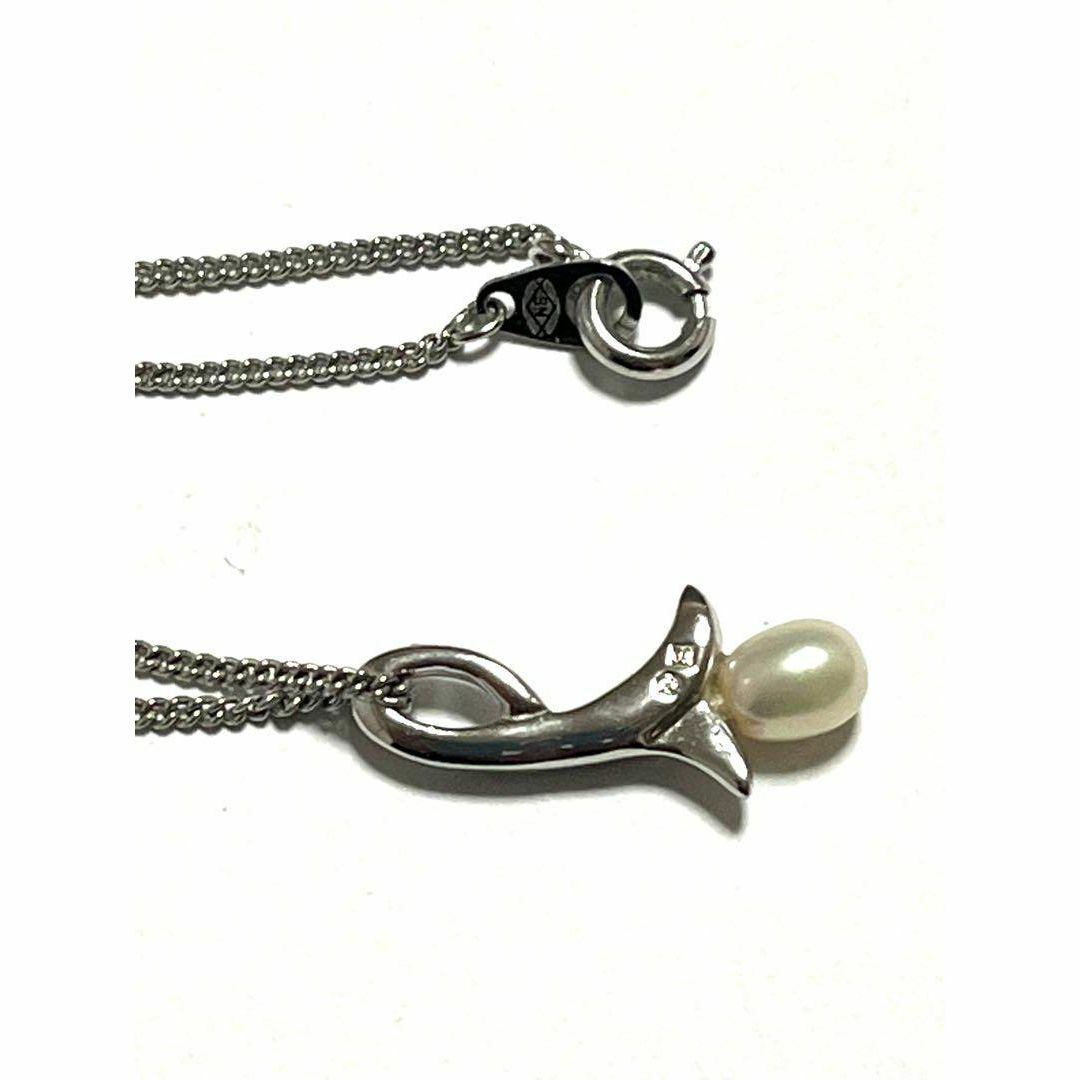 TASAKI - 美品 TASAKI 田﨑真珠 1粒 パール ネックレス シルバー TASAKI - 美品 TASAKI 田﨑真珠 1粒 パール ネックレス シルバー
