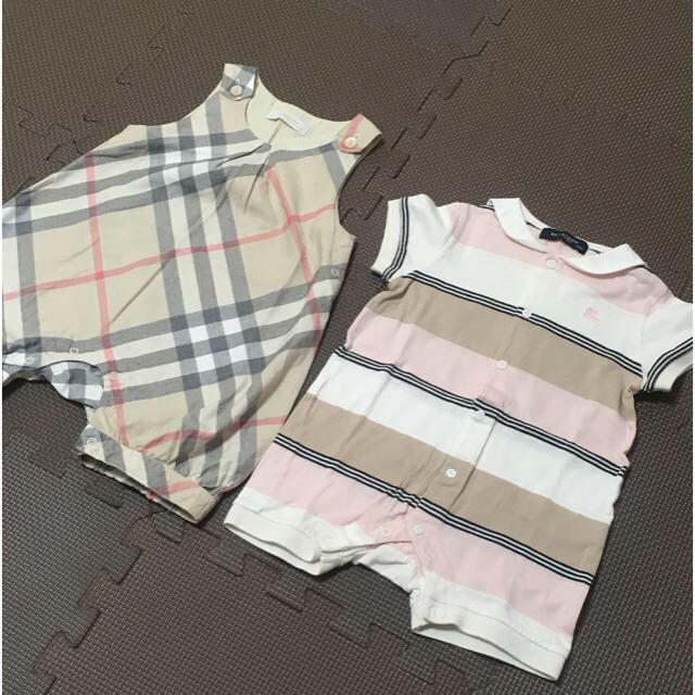 BURBERRY(バーバリー)のキラキラ様専用 キッズ/ベビー/マタニティのベビー服(~85cm)(ロンパース)の商品写真