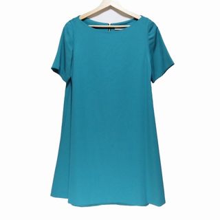 新品未使用✨ADORE ライトレーヨン麻ワンピース ブルー 38 新品未使用✨ADORE ライトレーヨン麻ワンピース ブルー 38