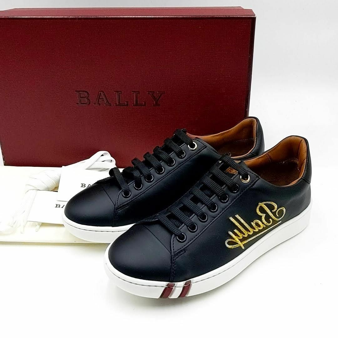 未使用 バリー BALLY スニーカー レザー 黒 3E 10-24121503 未使用 バリー BALLY スニーカー レザー 黒 3E 10-24121503