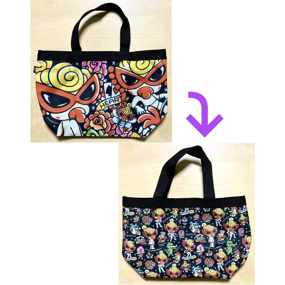HYSTERIC MINI - ヒスミニ☆正規品☆新品☆リバーシブル☆トート HYSTERIC MINI - ヒスミニ☆正規品☆新品☆リバーシブル☆トート