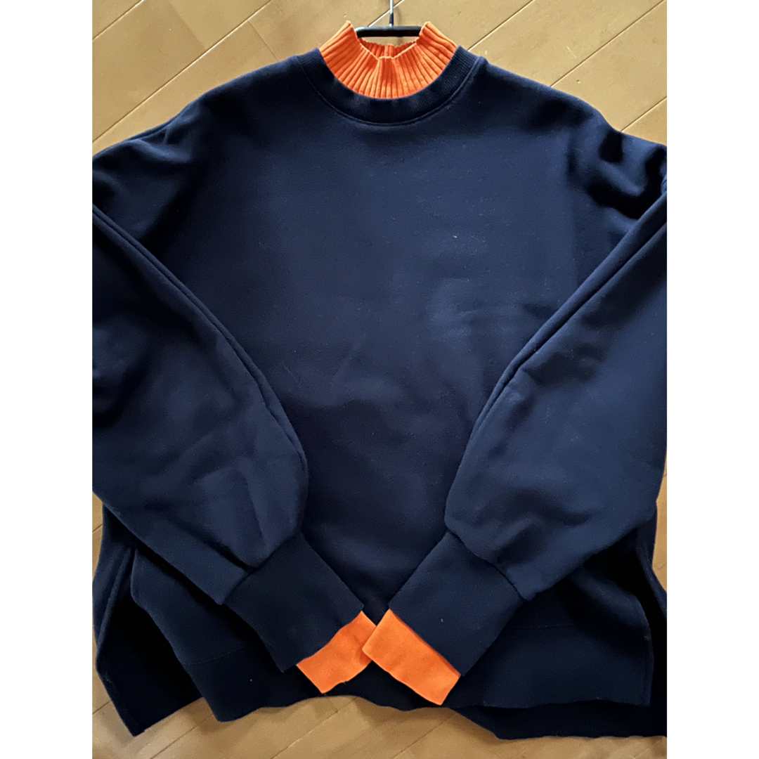 nagonstans ナゴンスタンス layered-neck pullover