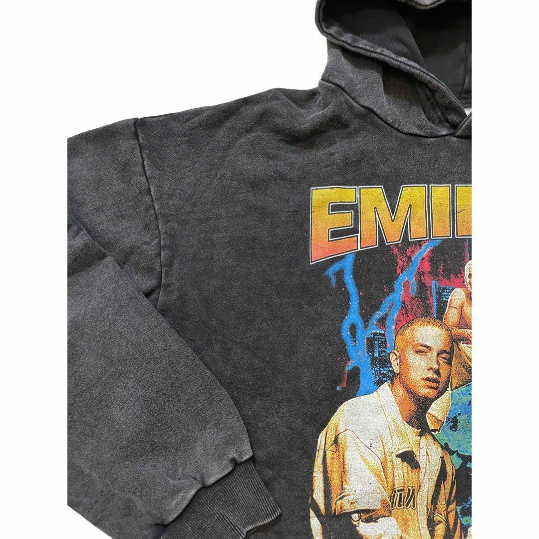エミネム EMINEM 8mile 8マイル パーカー ブラック XXLサイズ エミネム EMINEM 8mile 8マイル パーカー ブラック XXLサイズ