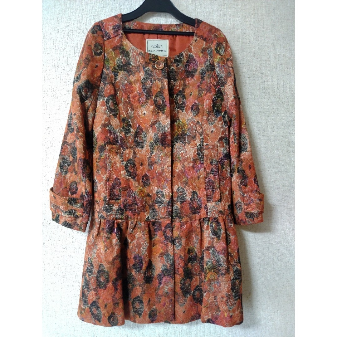 わたしだけの美学】美品 エイココンドウ EIKO KONDO ロングコート わたしだけの美学】美品 エイココンドウ EIKO KONDO ロングコート