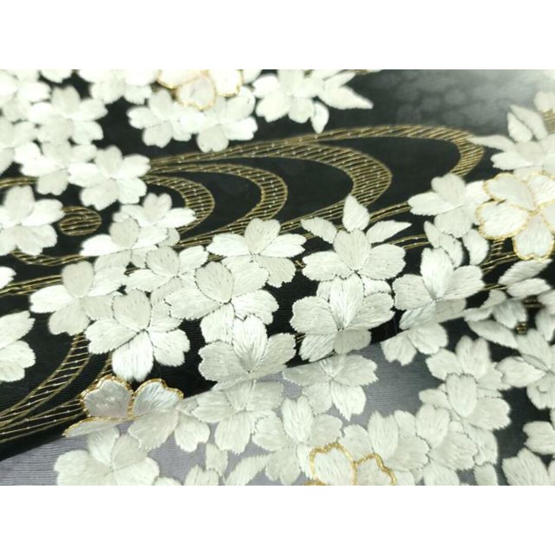 平和屋本店□極上 訪問着 駒刺繍 総刺繍 枝桜 暈し染め 金糸 平和屋本店□極上 訪問着 駒刺繍 総刺繍 枝桜 暈し染め 金糸