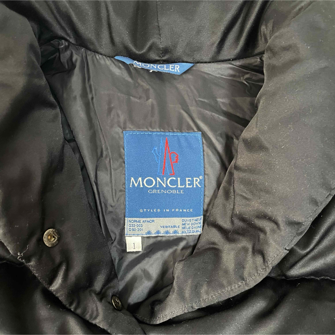 MONCLER - 希少 MONCLER Grenoble ダウンジャケット 1 青タグ MONCLER - 希少 MONCLER Grenoble ダウンジャケット 1 青タグ