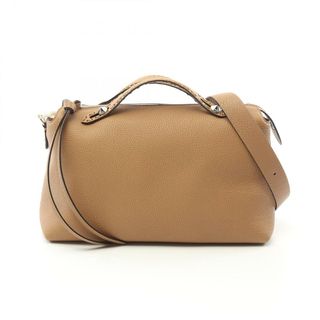 フェンディ(FENDI)のフェンディ FENDI バイ ザ ウェイ セレリア ラージ ハンドバッグ バッグ レザー レディース ブラウン系 8BL156ASU2F0EMR 【新品】(ハンドバッグ)